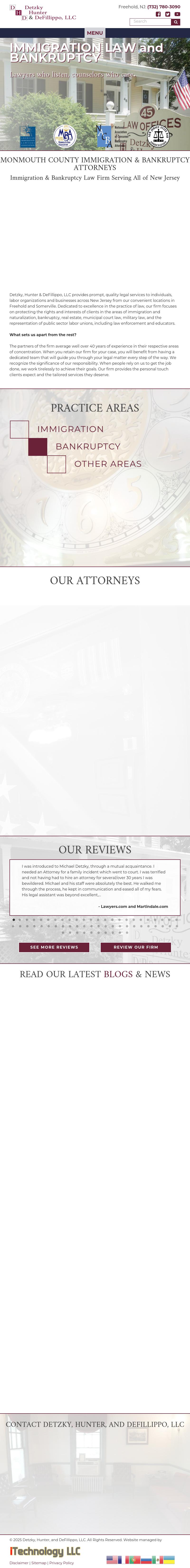 Detzky Hunter & Defillippo, LLC - Freehold NJ Lawyers